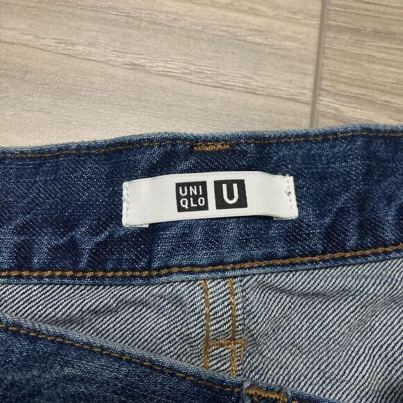 Uniqlo U Baggy Wide Leg Jeans Size 32x32 - Picture 7 of 8